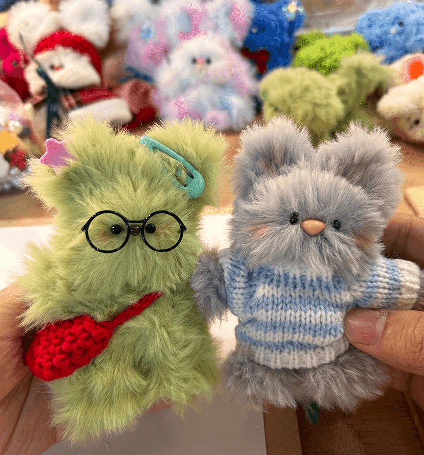 힐링 리프레시 프로그램 귀염 뽀짝 모루 인형 키링 만들기