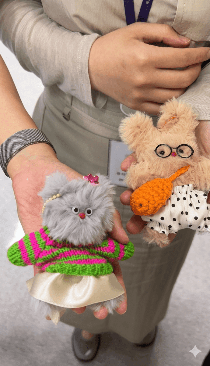 힐링 리프레시 프로그램 귀염 뽀짝 모루 인형 키링 만들기 상품 이미지 9