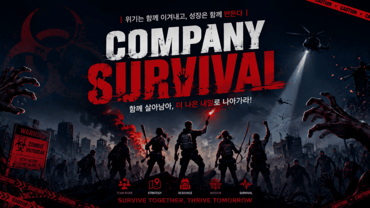 생존 전략 팀빌딩, 지금 우리 회사는