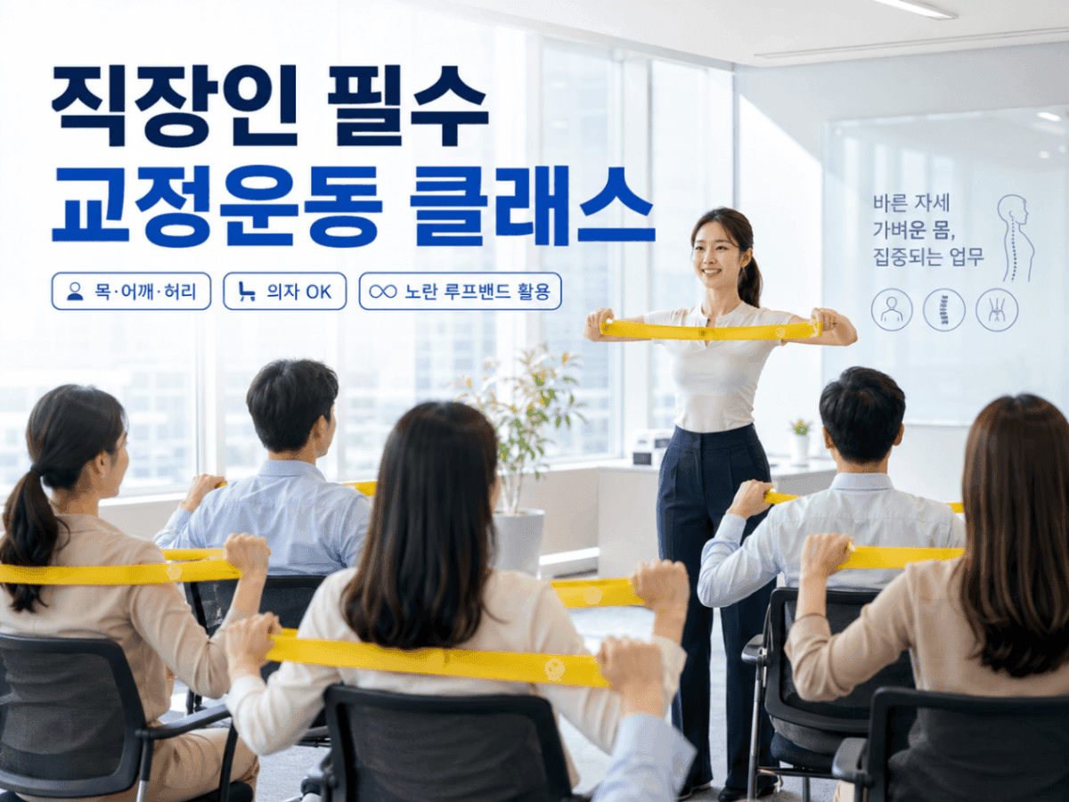 직장인 필수 교정운동 클래스 썸네일