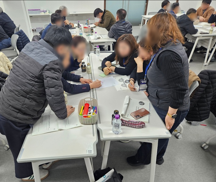 지니어스 팀빌딩 진행 사진 2