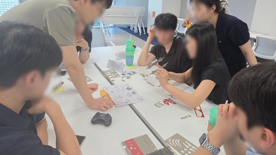 지니어스 팀빌딩 진행 사진 2