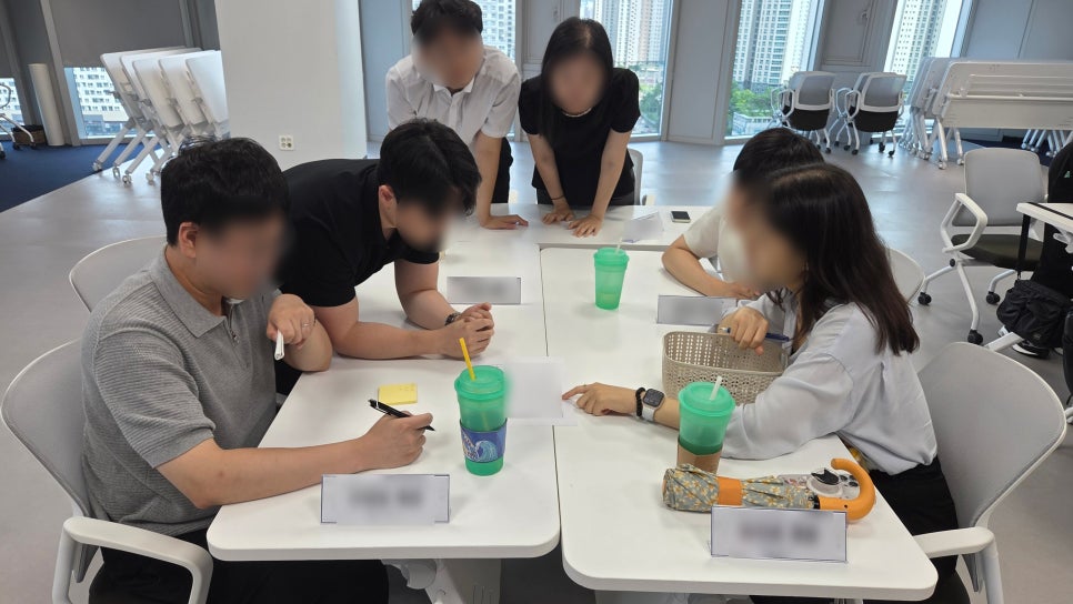 지니어스 팀빌딩 진행 사진 3