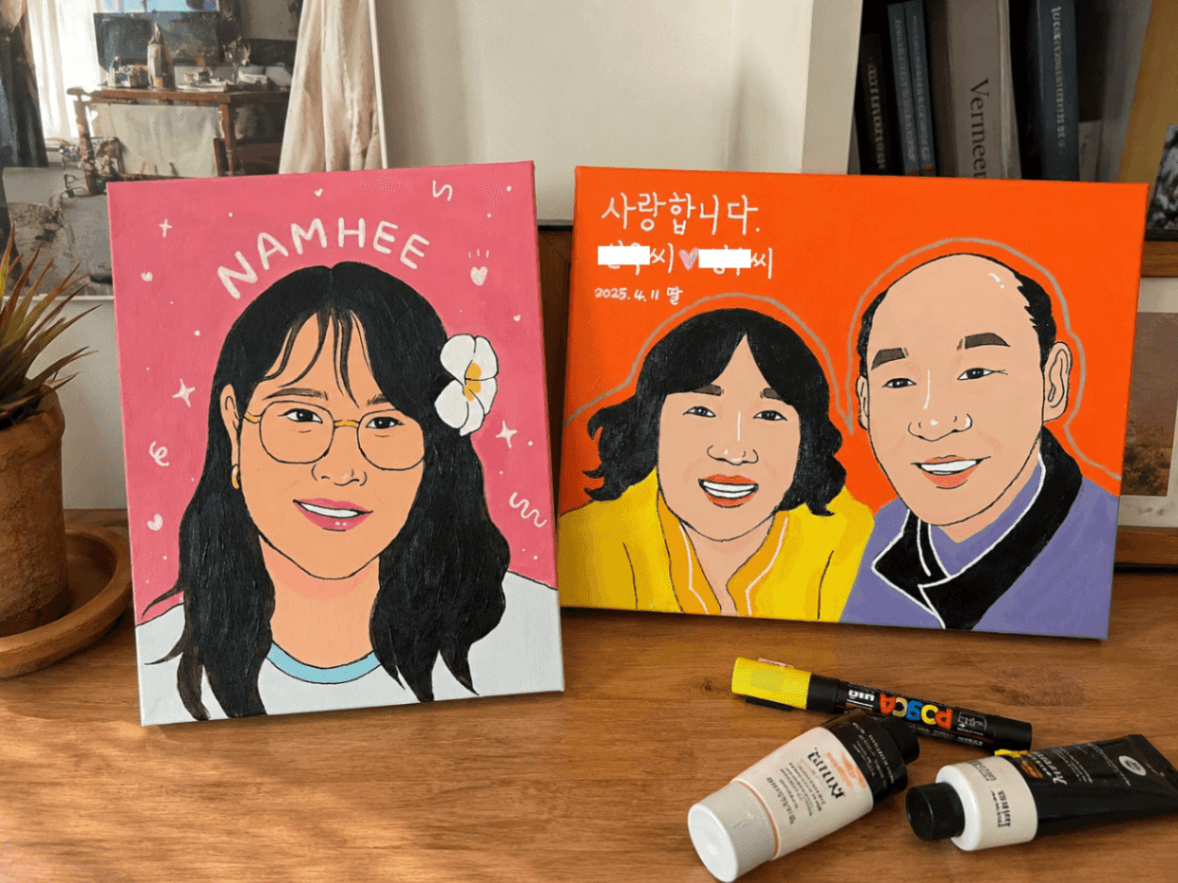 컬러로 완성하는 나만의 팝아트 초상화 진행 사진 3