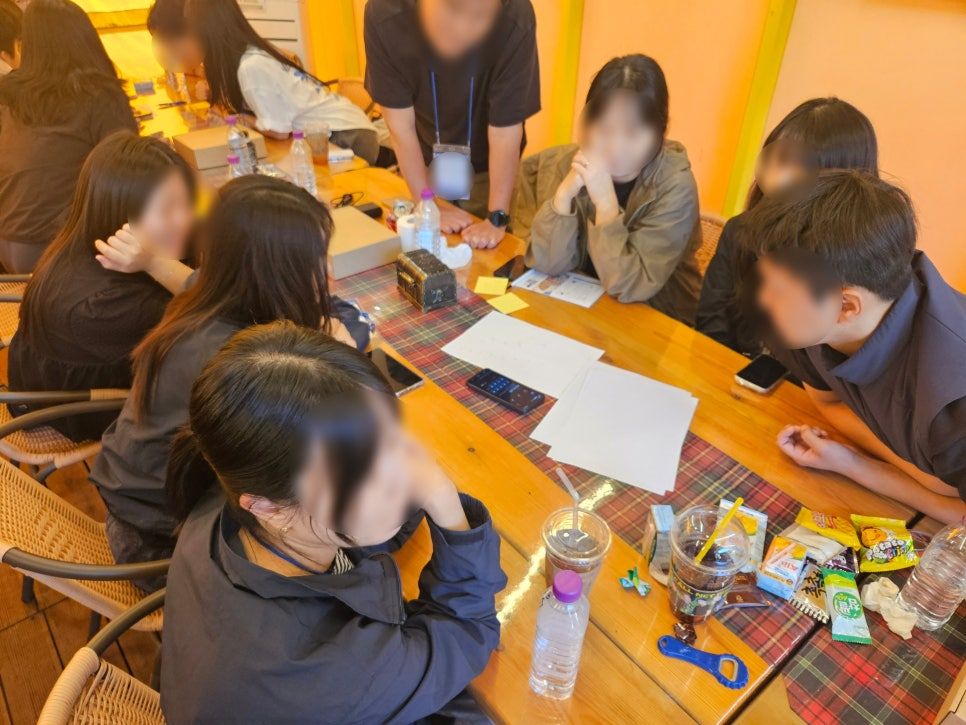 지니어스 팀빌딩 진행 사진 3