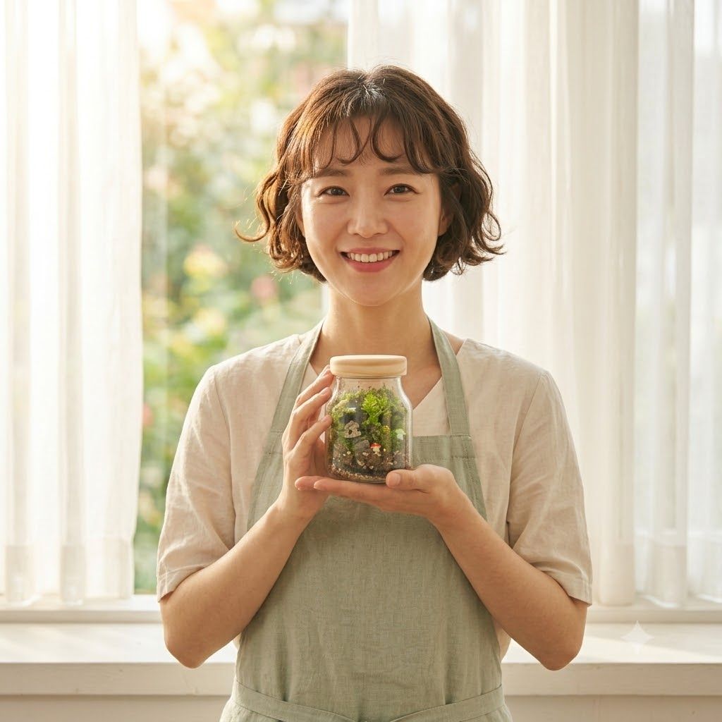 힐링과 팀빌딩을 위한 테라리움 클래스 진행 사진 3
