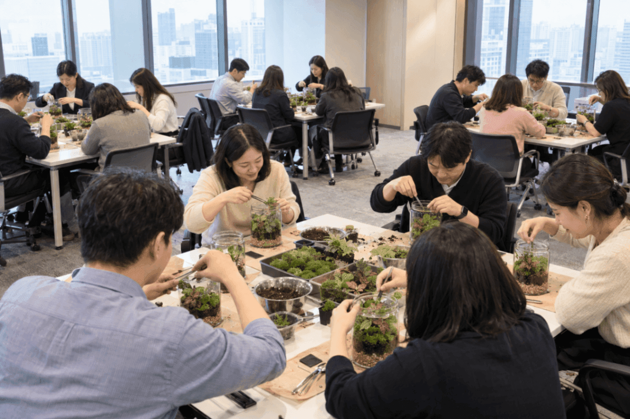 힐링과 팀빌딩을 위한 테라리움 클래스 상품 이미지 5