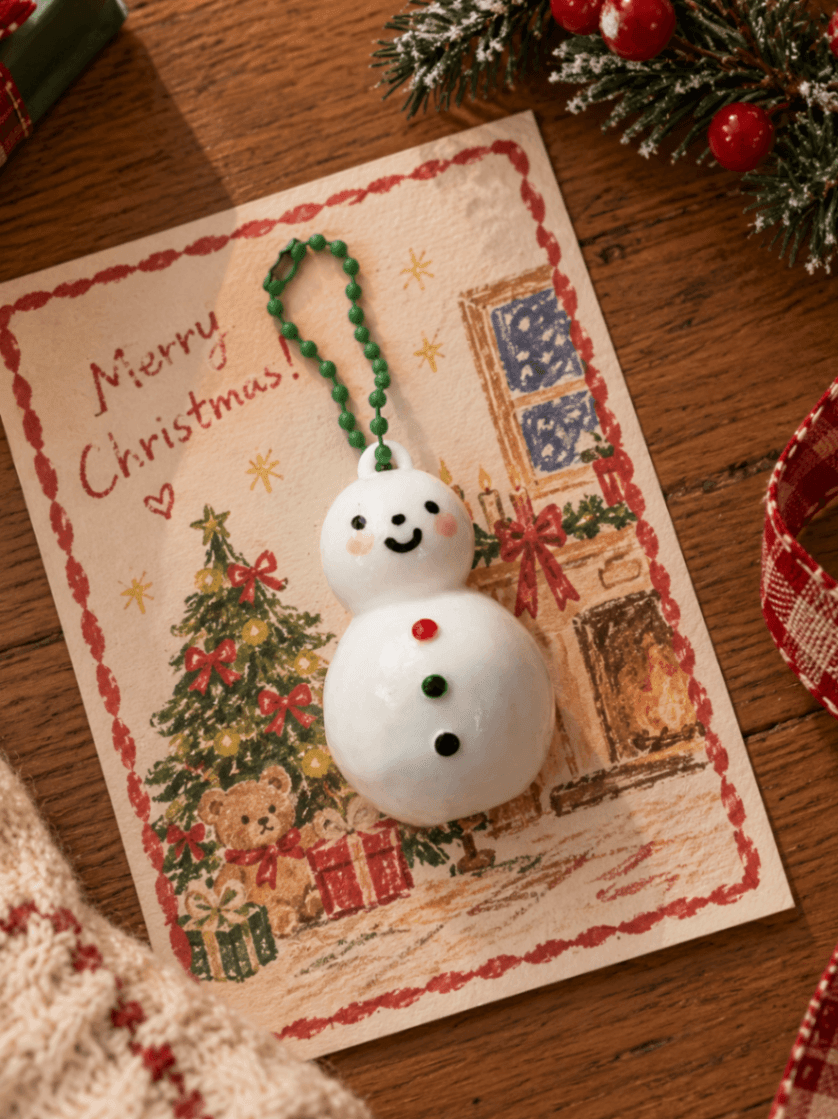 크리스마스 오너먼트 말랑이 스퀴시 키링 만들기 진행 사진 2